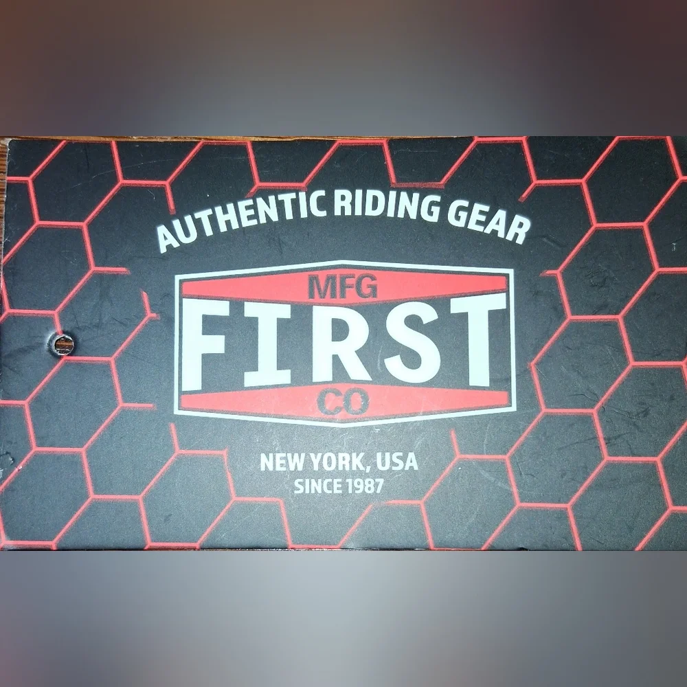 First Mfg Co FIM263 | Raider - Men's Motorcycle Leather Jacket NWT - Picture 6 of 12